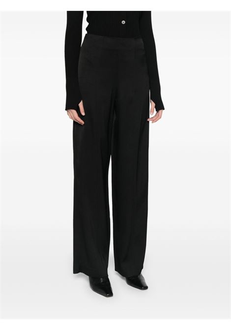 pantaloni talia donna neri in viscosa LOULOU DE SAISON | TALIABLACK